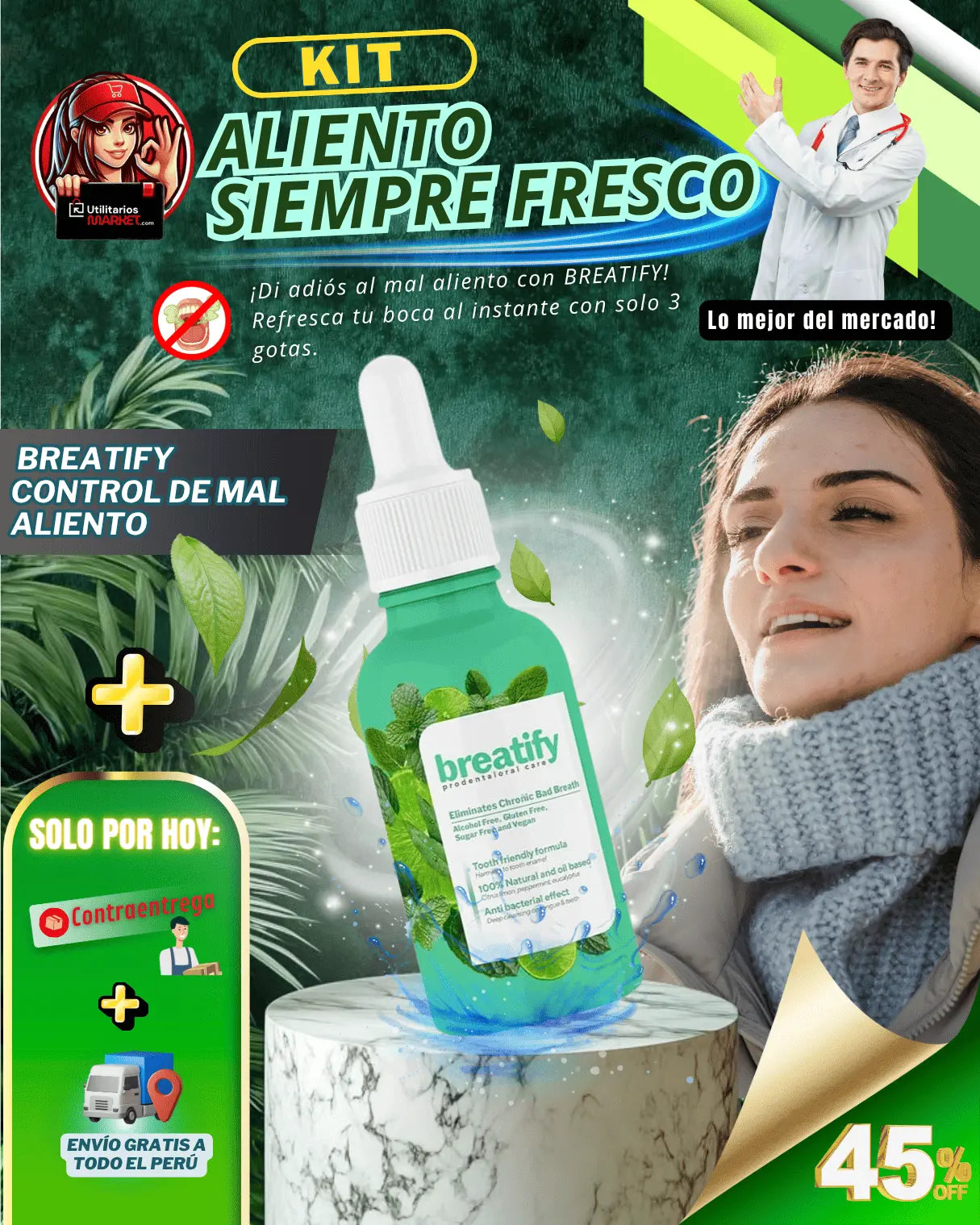 BREATIFY - MAL ALIENTO CONTROL🍃❄️ (Producto importado de Estados Unidos)