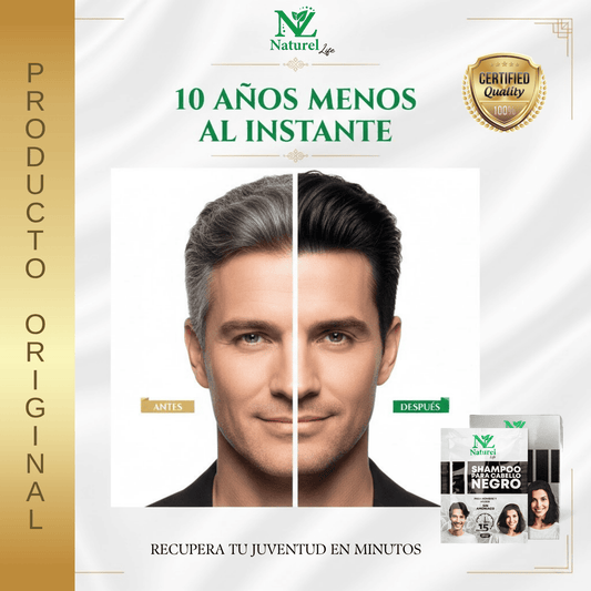 PACK SHAMPOO ANTI CANAS✨PREMIUM✨- COLOR NEGRO