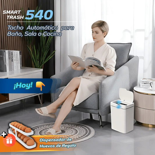 SMART TRASH 540 (Basurero Automático) 🤖 + Regalo🎁