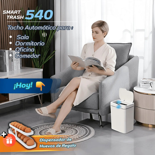 SMART TRASH 540 (Basurero Automático) 🤖 + Regalo🎁