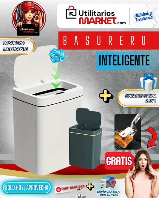 Basurero Inteligente + Regalo 🤖✨